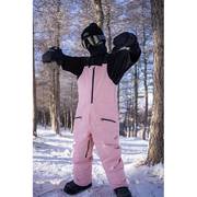 awka儿童滑雪裤女童男童，背带款防水加厚单板，防雪专业雪地裤子保暖