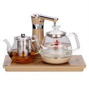 37x23全自动上水电磁炉，茶具配件烧水壶，玻璃茶壶套装家用冲泡茶器