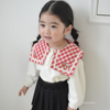 韩国童装neneru24春款小童女宝娃娃衫海军，领条纹可爱百搭卫衣
