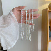 轻奢复古珍珠项链气质设计锁骨链ins风高级感女潮锁骨链颈链饰品