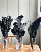 黑色永生花材料包diy整包干花束植物标本橱窗美陈列装饰婚礼布置