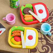 iwako日本橡皮动物卡通创意儿童可爱拼装可拆卸趣味像皮幼儿园，专用可爱超萌奖品小学生文具用品食物橡皮擦