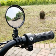 拍1发2告别视觉盲区电动自行车后视镜凸面广角反光镜