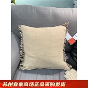 IKEA宜家 瓦卡辛 靠垫套沙发抱枕套纯棉简约柔软舒适靠垫套方形