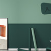 美式复古墨绿色自粘墙纸，简约纯色卧室客厅，背景墙装饰贴纸防水防潮