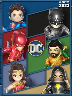 dc正义联盟超级英雄拼装公仔手办玩偶，积木玩具闪电侠超人可动模型