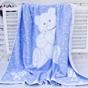 婴儿纯棉浴巾宝宝正方形新生儿童毛巾被加大盖毯超柔吸水洗澡家用