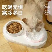 朱掌柜自动喂食器增高架宠物喂食机垫高猫碗木桌子猫咪喝水盆架狗