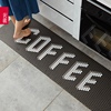 认真设计师款厨房地垫咖啡店吧台耐脏防滑垫防水防油长条脚垫地毯