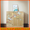 新中式香樟木小衣柜田园彩绘，2门储物矮橱柜儿童卧室实木家具整体