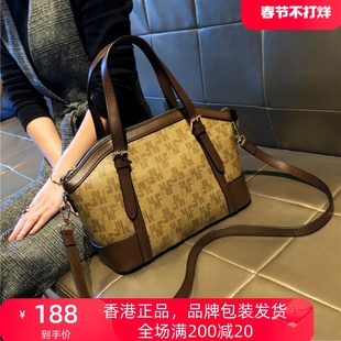 香港品牌包包女2023真皮，网红斜跨包休闲大容量，单肩手提贝壳包