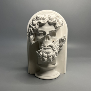 宙斯欧式复古罗马神话石膏像雕塑，创意个性高级艺术装饰桌面摆件礼