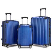 外贸包角行李箱三件套可定万向轮，登机箱20寸abs旅行密码箱包
