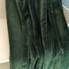 加厚法兰绒毛巾被单人双人拉舍尔空调毯盖毯珊瑚绒毯子军绿色毛毯