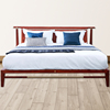 新中式缅甸花梨木家具红木1.8米双人床卧室实木家具，大果紫檀大床