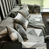 时尚简约沙发垫四季通用纯棉沙发套罩北欧风防滑耐脏布艺坐垫
