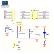 极速NRF24L01无线模块转接板底座 宽电压3.3-9V 智能小车机器人配