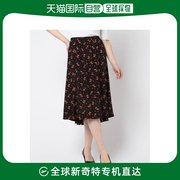 日本直邮12Twelve Agenda 女士小花图案美人鱼线不规则下摆半身裙