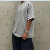 韩国男装纯色基本款百搭圆领净版棉质ootd打底衫高品短袖t恤
