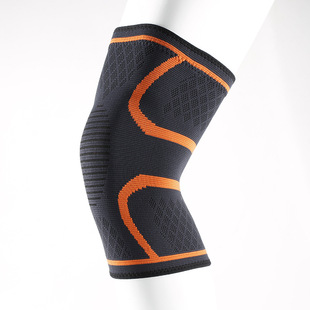 跨境骑行运动护膝男款针织跑步篮球护膝登山跑步运动护具装备