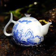 景德镇手绘青花茶具套装高温烧制茶具复古家用茶杯送礼茶具