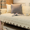 四季通用北欧纯棉异形沙发垫可爱布艺全棉实木客厅防滑沙发套罩巾