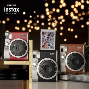 Fujifilm富士instax拍立得mini90相机一次成像复古迷你高端机