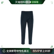 香港直邮潮奢 PT 男士 海军蓝弹力棉质裤子 CORSZAZ40FWDBP65