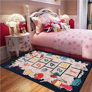 卡通游戏儿童地毯卧室家用床边毯男孩女孩K房间地垫榻榻米定制尺