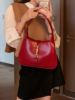 东胜高级法式时尚红色包包2024婚女包小包斜挎单肩手提腋下包