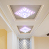现代简约过道走廊灯LED正方形水晶玄关灯嵌入式家用入户灯具