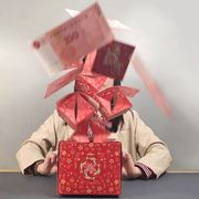 红包弹跳盒子新年龙年惊喜礼物盒生日满天飞爆炸空盒情人送女朋友