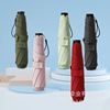 超轻碳纤维三折晴雨伞伞可印logo便携铅笔，防紫外线遮阳太阳伞