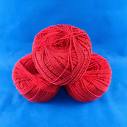 红色棉绳1.52毫米彩色，手工编织棉线，绳子工艺品绳大红色diy手工