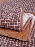 冬季短毛绒沙发垫布艺防滑坐垫子北欧简约现代法兰绒皮沙发巾套罩