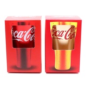 2款礼盒套装可口可乐纪念版铝杯金属，杯可乐杯，装饰水杯果汁杯