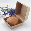 牛皮纸汉堡纸盒外卖汉堡食品包装盒面包盒子50个量大支持定制