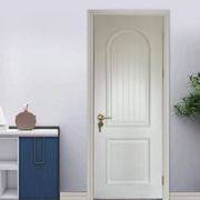 原木全实木门套装门奶油白卧室门多层实木烤漆门室内房间门复合门
