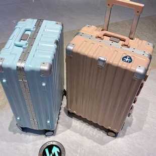 行李箱铝框多功能旅行箱女万向轮密码皮箱拉杆箱男结实耐用登机箱