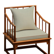 新中式海绵座f垫加厚红木椅沙发坐垫茶椅纯色简约禅实木圈椅垫餐