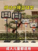 篮球架室内家用可升降移动儿童，户外篮球框成人，标准室外训练投篮架