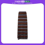 香港直邮Ganni 条纹半身裙 K2002