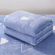 单人毛毯学生宿舍绒毯，盖毯珊瑚绒毯，夏季空调盖毯冬季床单单层