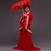 古装唐朝贵妃仙女新娘汉服演出服中式婚礼服装影楼主题写真