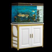 鱼缸柜鱼缸底柜家用客厅中小型水族箱架O子鱼缸架龟缸架子鱼