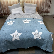 夹棉床单单件小清新双人加厚床盖，单人空调被绗缝炕垫被单北欧四季