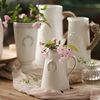 左岸麦田斯洛特白色陶瓷花瓶摆件，家居饰品客厅插花美式餐桌花瓶