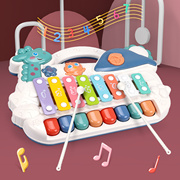 婴儿八音手敲琴二合一，小木琴婴幼儿童，钢琴键音乐玩具宝宝乐器