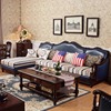 美式皮艺沙发客厅复古轻奢家具转角贵妃组合欧式高端大气直排沙发