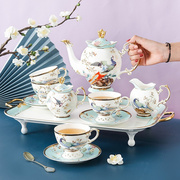 欧式茶具高档骨瓷咖啡具套装，轻茶道家用碟，精致英式下午茶茶具茶杯